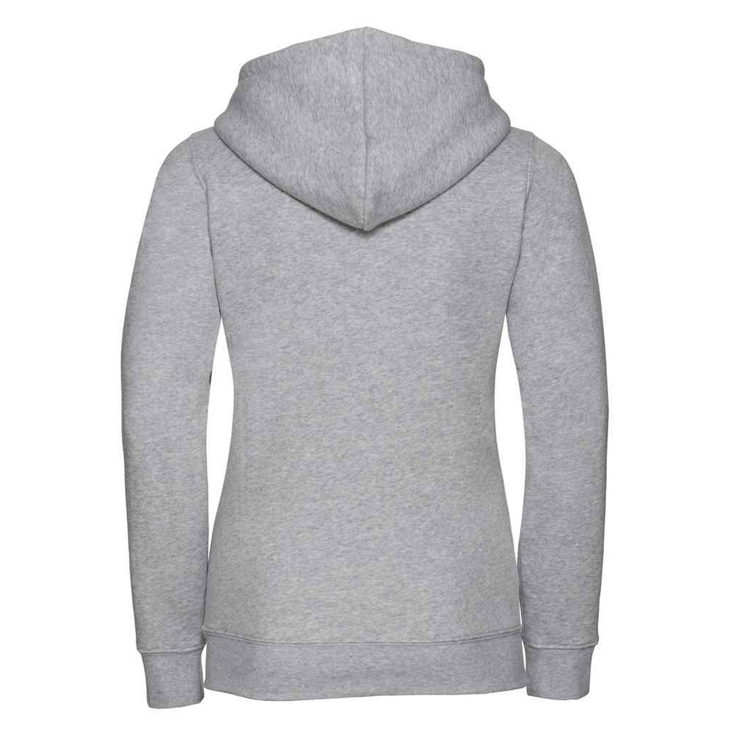 Light Oxford - Back - Russell Womens-Ladies Authentic Full Zip Hoodie