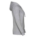 Light Oxford Grey - Side - Russell Womens-Ladies Authentic Full Zip Hoodie