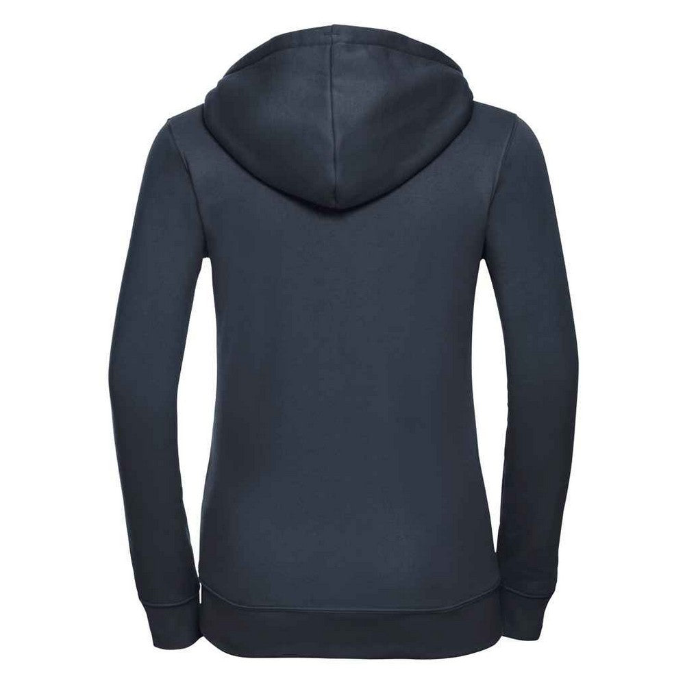 French Navy - Back - Russell Womens-Ladies Authentic Full Zip Hoodie