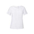 White - Front - Brook Taverner Womens-Ladies Felina Short-Sleeved Shirt