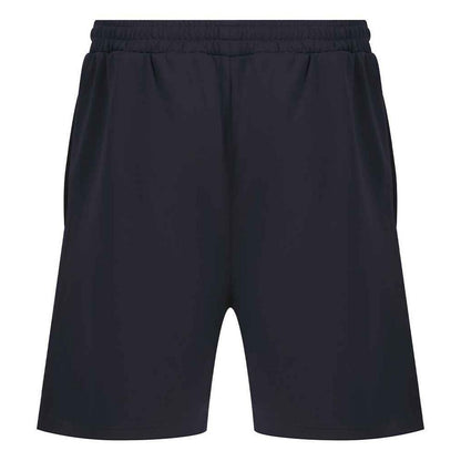 Navy - Back - Finden & Hales Mens Knitted Shorts