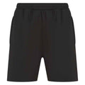 Black - Front - Finden & Hales Mens Knitted Shorts