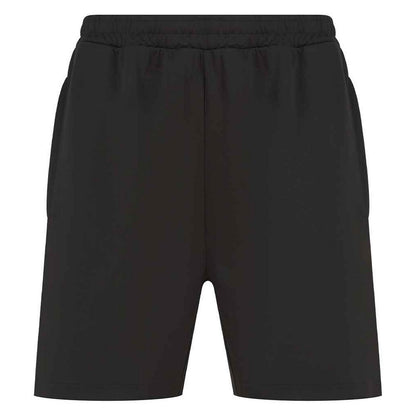 Black - Front - Finden & Hales Mens Knitted Shorts
