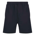 Navy - Front - Finden & Hales Mens Knitted Shorts
