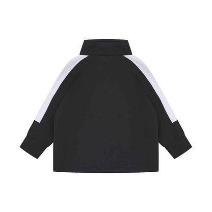 Black-White - Back - Larkwood Baby Tracksuit Top