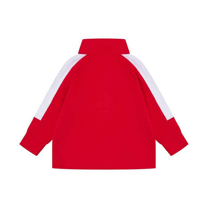 Red-White - Back - Larkwood Baby Tracksuit Top