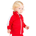Red-White - Side - Larkwood Baby Tracksuit Top