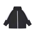 Black-White - Front - Larkwood Baby Tracksuit Top