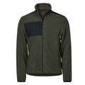Deep Green-Black - Front - Tee Jays Mens Mountain Fleece Jacket