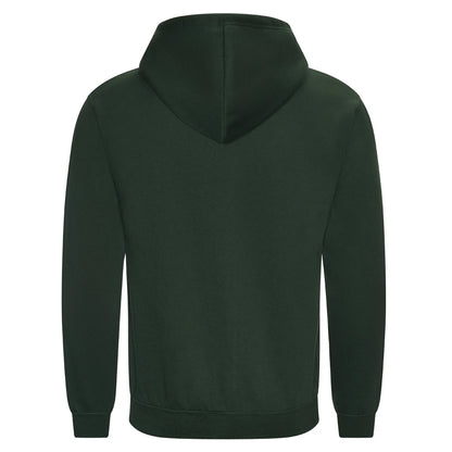 Bottle Green - Back - PRO RTX Mens Pro Full Zip Hoodie