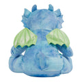 Blue - Back - Mumbles Zippie Soft Dragon Plush Toy