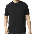 Pitch Black - Front - Gildan Mens Softstyle CVC T-Shirt