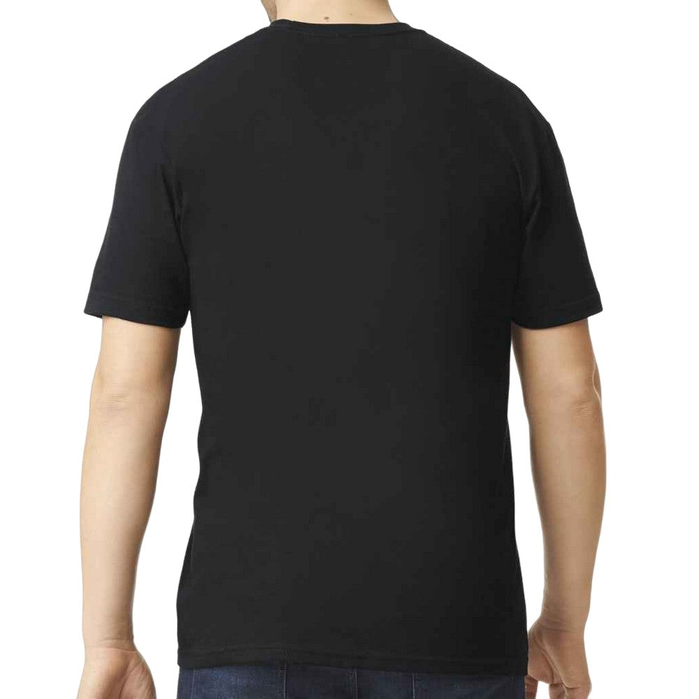 Pitch Black - Back - Gildan Mens Softstyle CVC T-Shirt