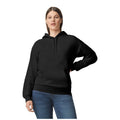 Black - Front - Gildan Unisex Softstyle Midweight Hoodie