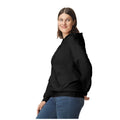 Black - Side - Gildan Unisex Softstyle Midweight Hoodie