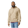 Sand - Front - Gildan Unisex Softstyle Midweight Hoodie