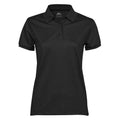 Black - Front - Tee Jays Womens-Ladies Club Polo Shirt