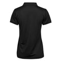Black - Back - Tee Jays Womens-Ladies Club Polo Shirt