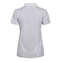 White - Back - Tee Jays Womens-Ladies Club Polo Shirt