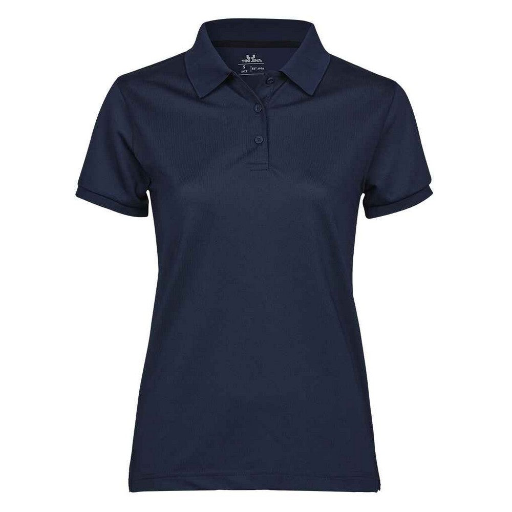 Navy - Front - Tee Jays Womens-Ladies Club Polo Shirt