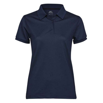 Navy - Front - Tee Jays Womens-Ladies Club Polo Shirt