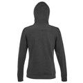Charcoal Marl - Back - SOLS Womens-Ladies Spencer Hooded Sweatshirt