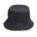 Carbon Grey-Beige - Side - SOLS Unisex Adult 2 in 1 Reversible Bucket Hat