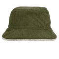 Army-Beige - Front - SOLS Unisex Adult 2 in 1 Reversible Bucket Hat