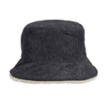 Carbon Grey-Beige - Front - SOLS Unisex Adult 2 in 1 Reversible Bucket Hat