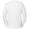 White - Back - Fruit of the Loom Unisex Adult Iconic 195 Premium Long-Sleeved T-Shirt