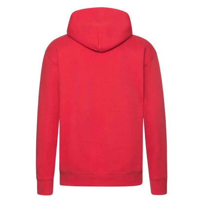 Red - Back - Fruit of the Loom Mens Premium Hoodie
