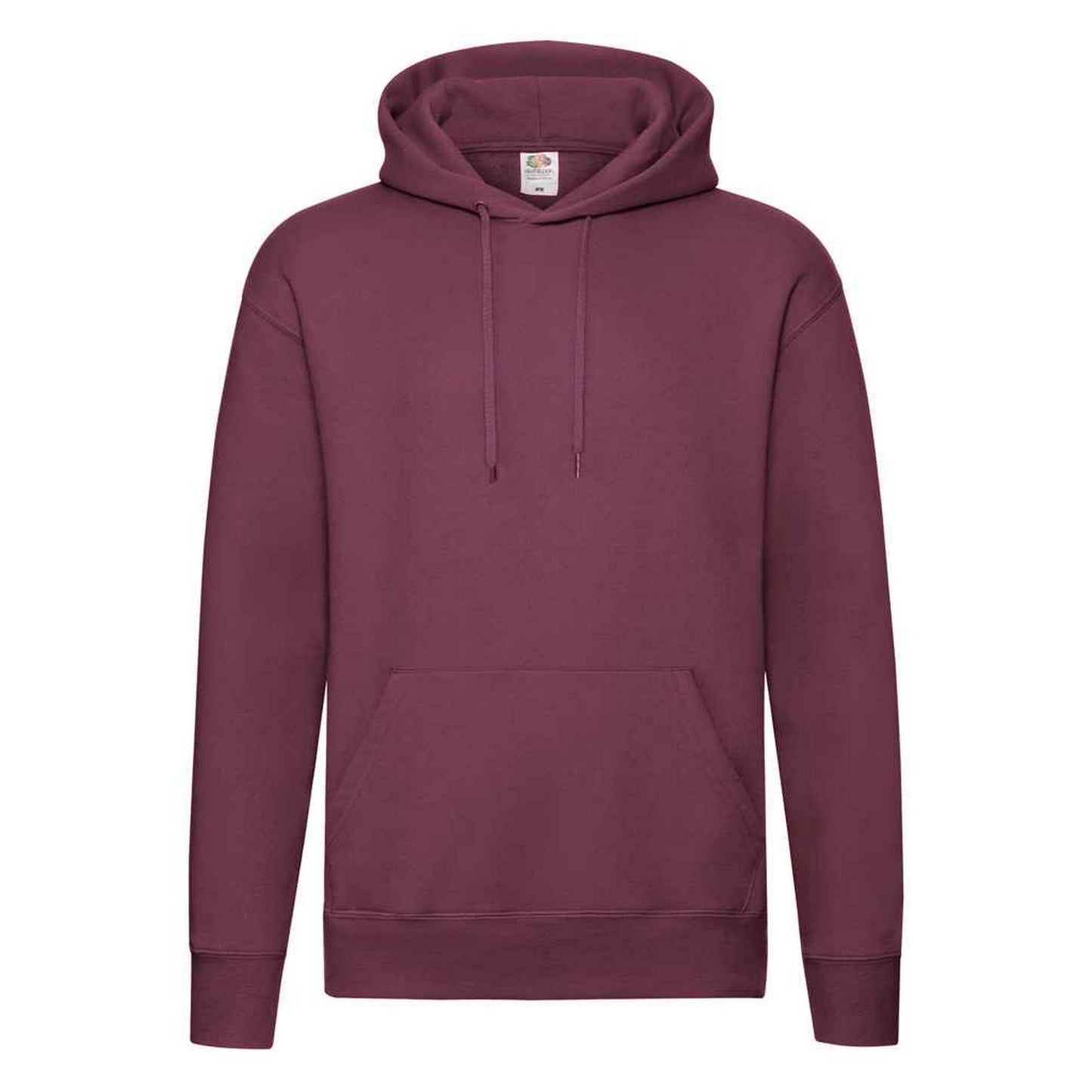 Burgundy - Front - Fruit of the Loom Mens Premium Hoodie