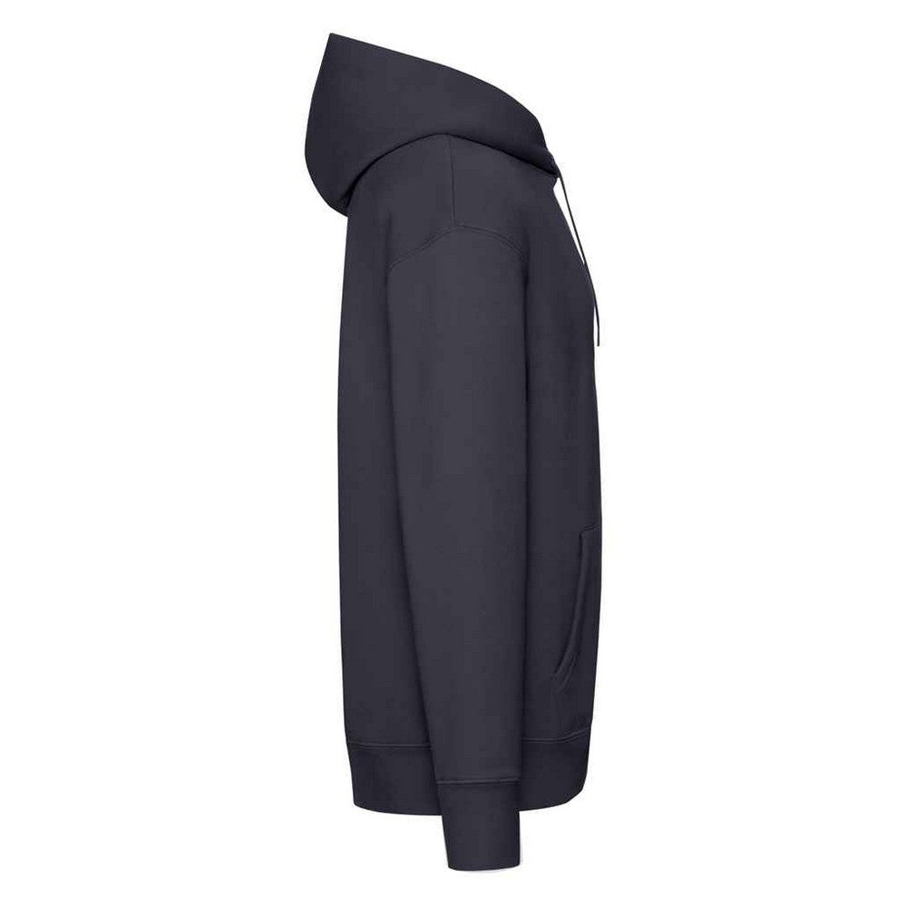 Deep Navy - Side - Fruit of the Loom Mens Premium Hoodie