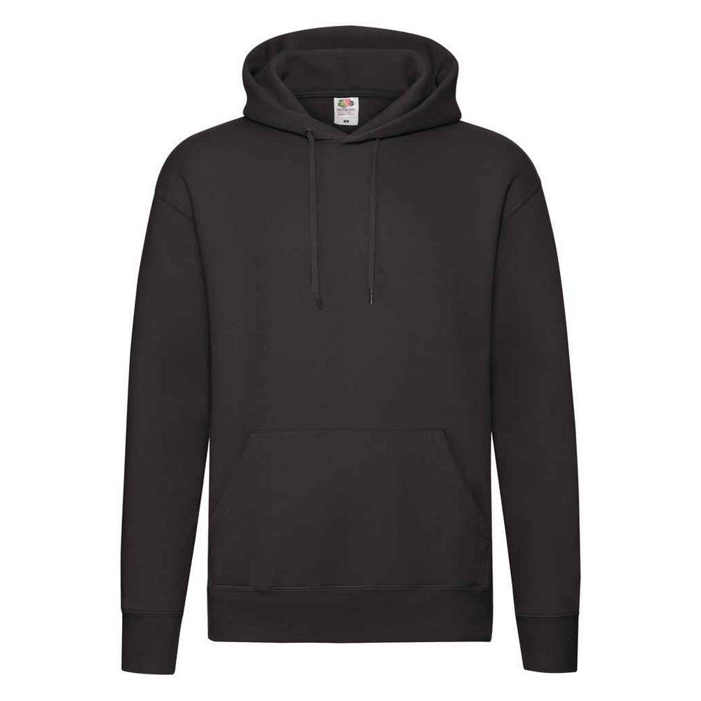 Black - Front - Fruit of the Loom Mens Premium Hoodie