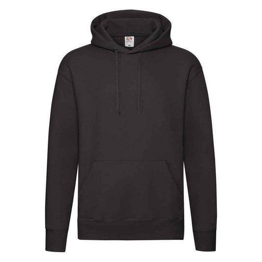 Black - Front - Fruit of the Loom Mens Premium Hoodie