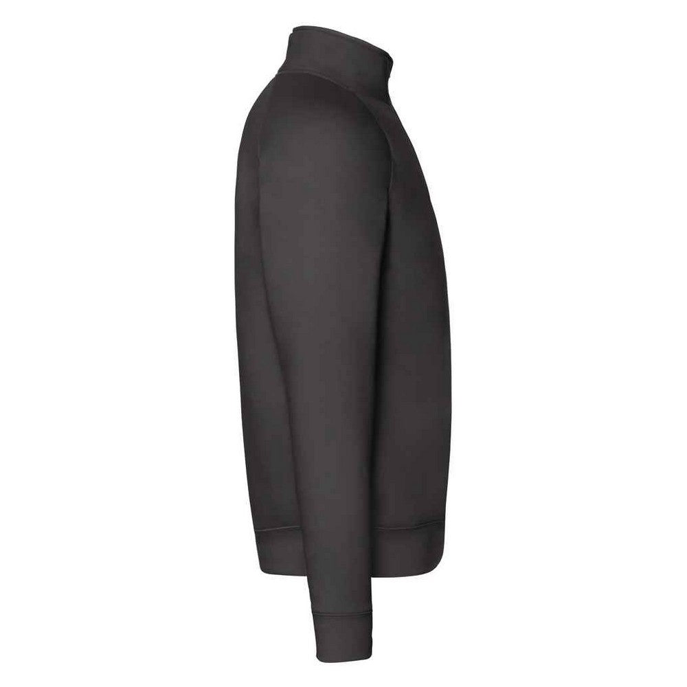 Black - Side - Fruit of the Loom Mens Premium Polycotton Sweatshirt