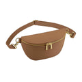 Tan - Front - Bagbase Boutique Waist Bag