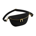 Black - Front - Bagbase Boutique Waist Bag