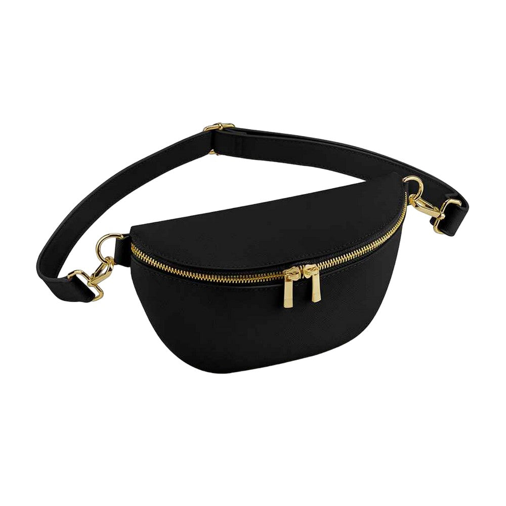 Black - Front - Bagbase Boutique Waist Bag