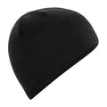 Black - Front - Beechfield Unisex Adult Active Performance Beanie