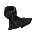 Black - Front - Beechfield Unisex Adult Classic Knitted Scarf
