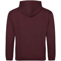 Burgundy-Gold - Back - Awdis Childrens-Kids Varsity Hoodie