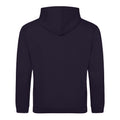 New French Navy-Sky Blue - Back - Awdis Childrens-Kids Varsity Hoodie