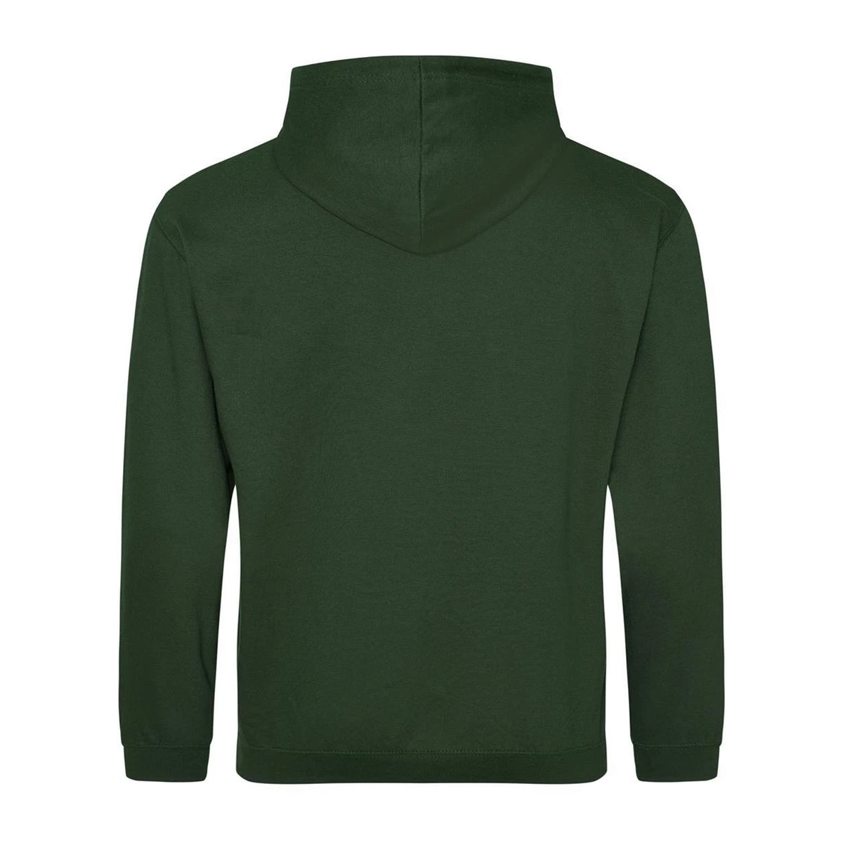 Forest Green-Gold - Back - Awdis Childrens-Kids Varsity Hoodie