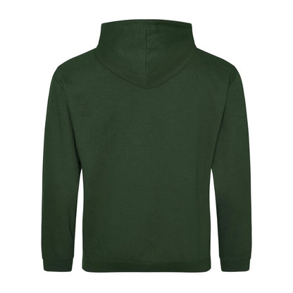 Forest Green-Gold - Back - Awdis Childrens-Kids Varsity Hoodie