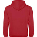 Fire Red-Jet Black - Back - Awdis Childrens-Kids Varsity Hoodie