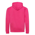 Hot Pink-French Navy - Back - Awdis Childrens-Kids Varsity Hoodie