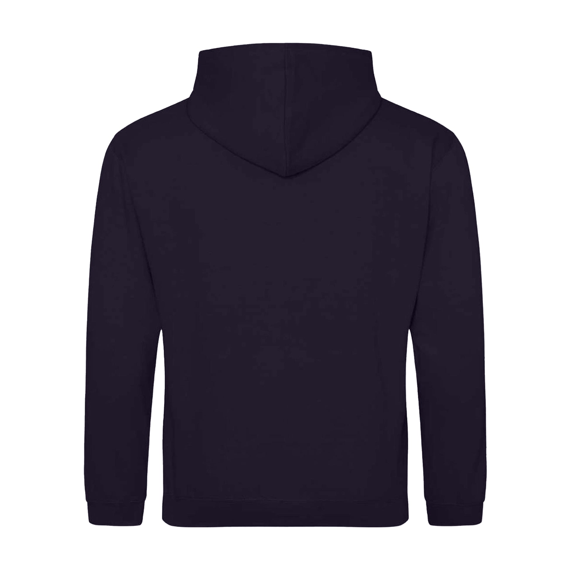 New French Navy-Fire Red - Back - Awdis Childrens-Kids Varsity Hoodie