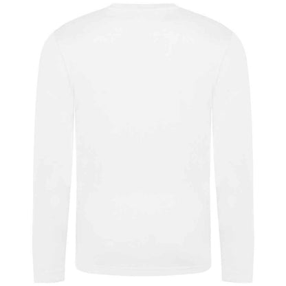 Arctic White - Back - AWDis Cool Mens Moisture Wicking Long-Sleeved T-Shirt