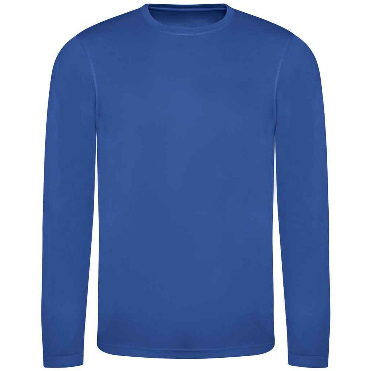 Royal Blue - Front - AWDis Cool Mens Moisture Wicking Long-Sleeved T-Shirt